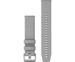 Armband Garmin Quick Release 20 mm silikon pudergrå/grå