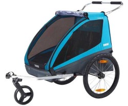 Cykelvagn Thule Coaster XT 2 barn blå