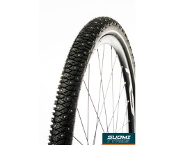 Dubbdäck Elcykel Suomi Tyres Routa TLR W252 E-Bike 50-622 (28 x 2.00") Reflex/svart