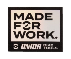 Klistermärke Unior Label Made For Work It