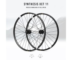 Crankbrothers Hjulset 29" Synthesis XCT11 9/10/11 Speed SRAM/Shimano 6-bult 15x110/12x148 mm Carbon TLR svart
