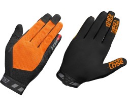 Handskar GripGrab Vertical InsideGrip Full Finger hi-vis orange