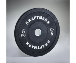 Kraftmark Internationella Viktskivor 50mm Bumper 1.0 black 25 kg