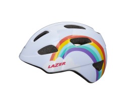 Cykelhjälm Lazer Pnut + Kineticore Grönt Spänne Rainbow