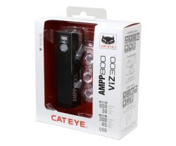 Belysningsset Cateye AMPP800 & VIZ300