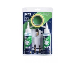 Tubelesskit Joe's Ready Kit Eco Sealant 2 x 125 ml 32 mm 2-pack + 21 mm fälgtejp + ventilkärneverktyg